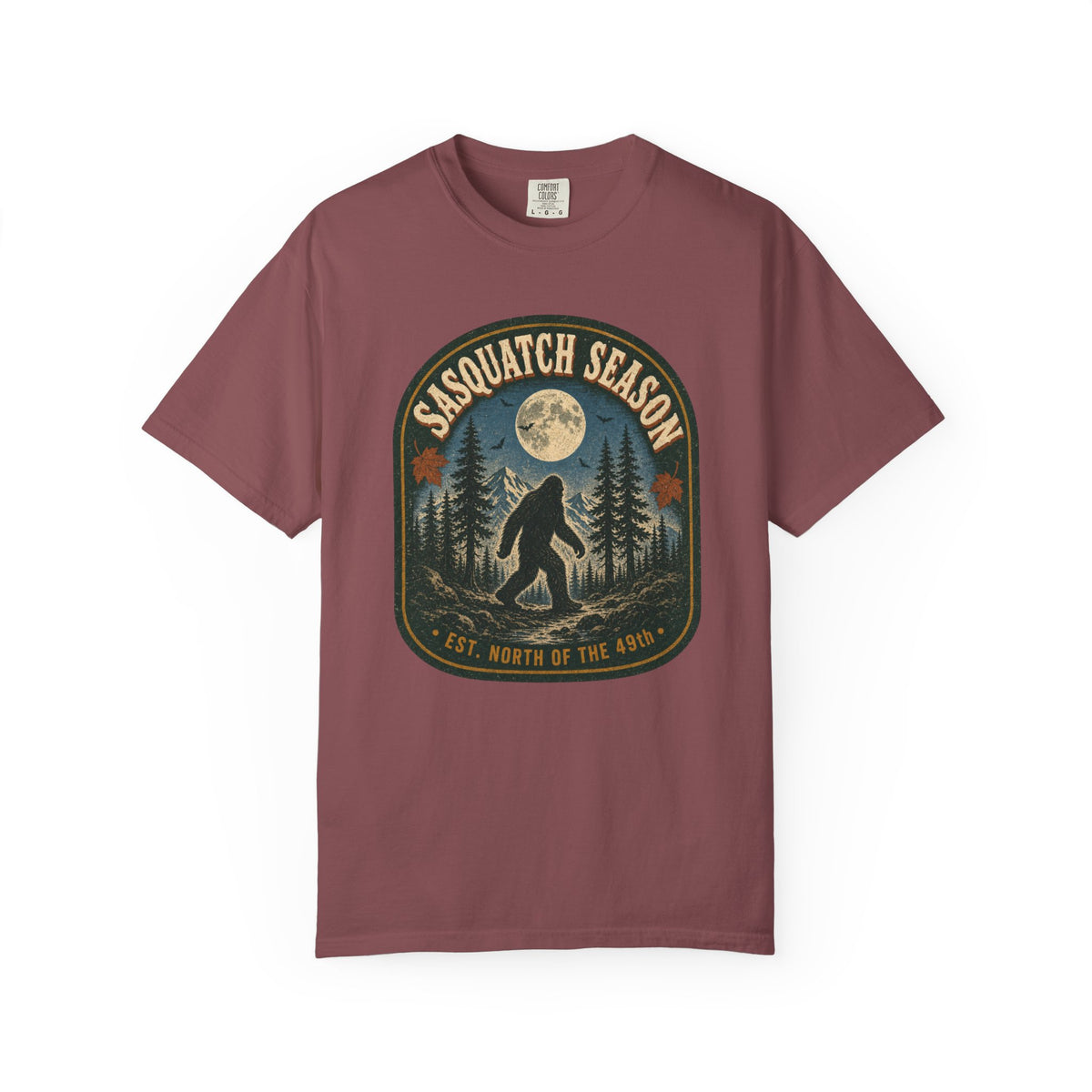 Vintage Bigfoot Forest Graphic Tee