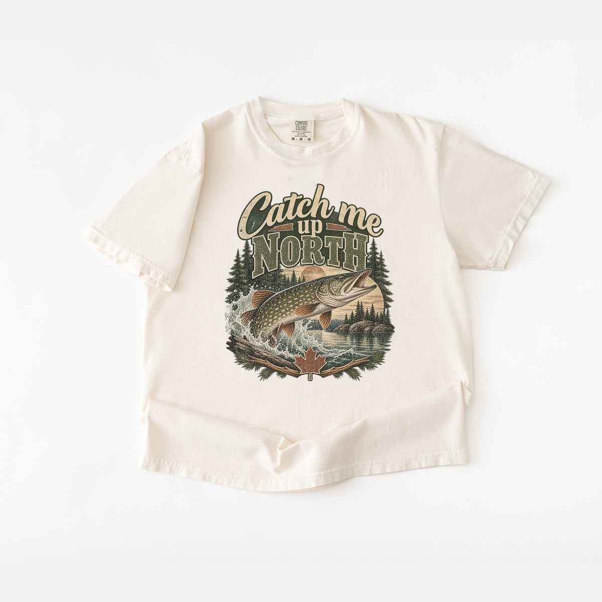 Catch Me Up North Canadian Fishing T-Shirt