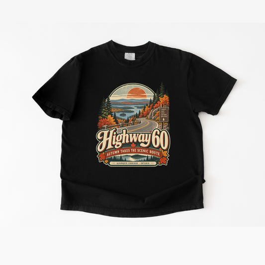 Highway 60 Autumn Scenic Route T-Shirt