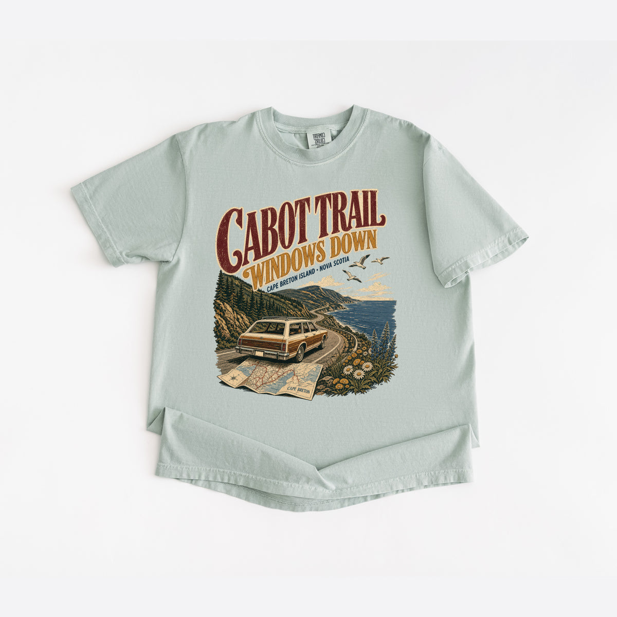 Cabot Trail Windows Down T Shirt