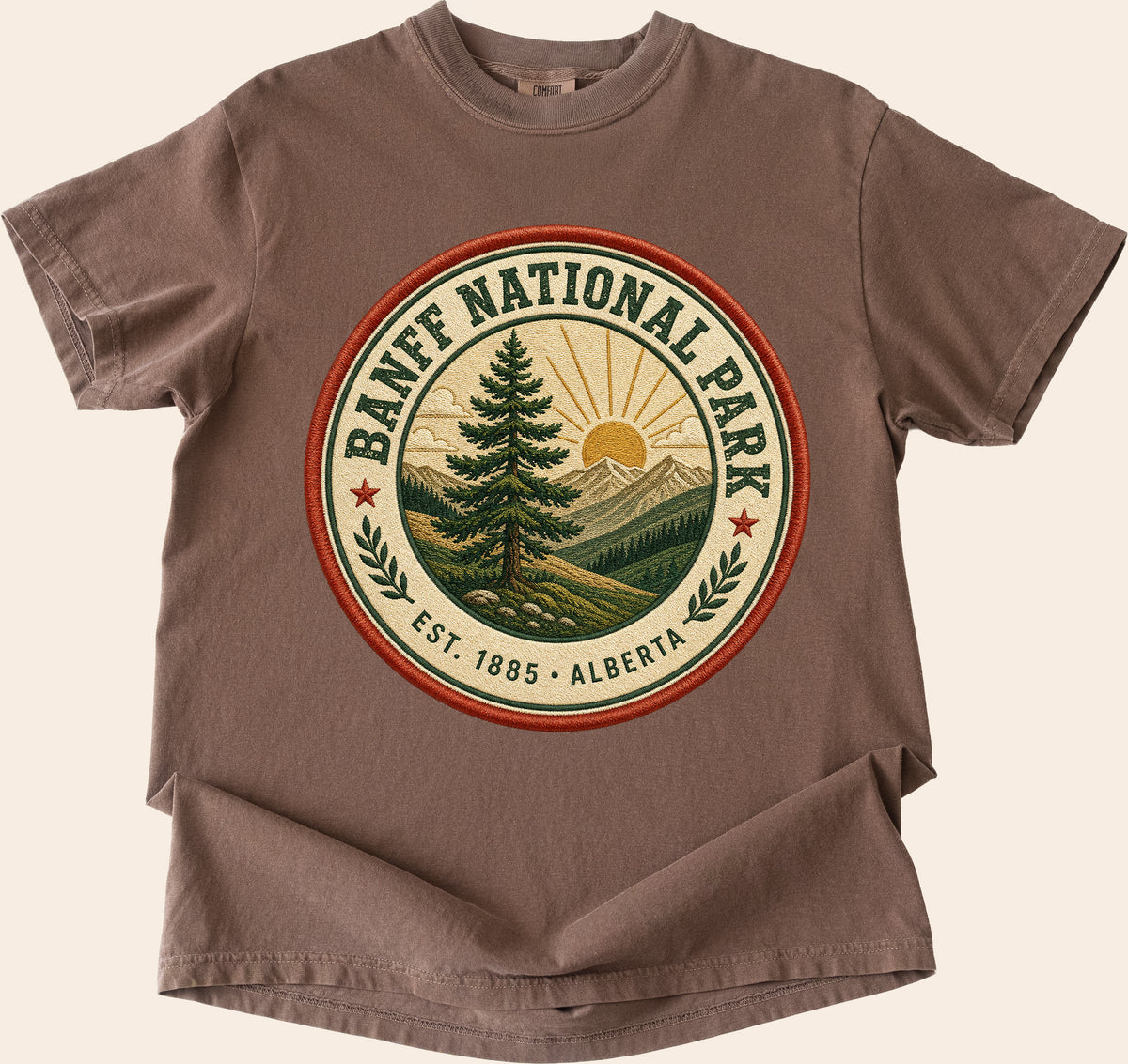 Banff Vintage Badge T shirt