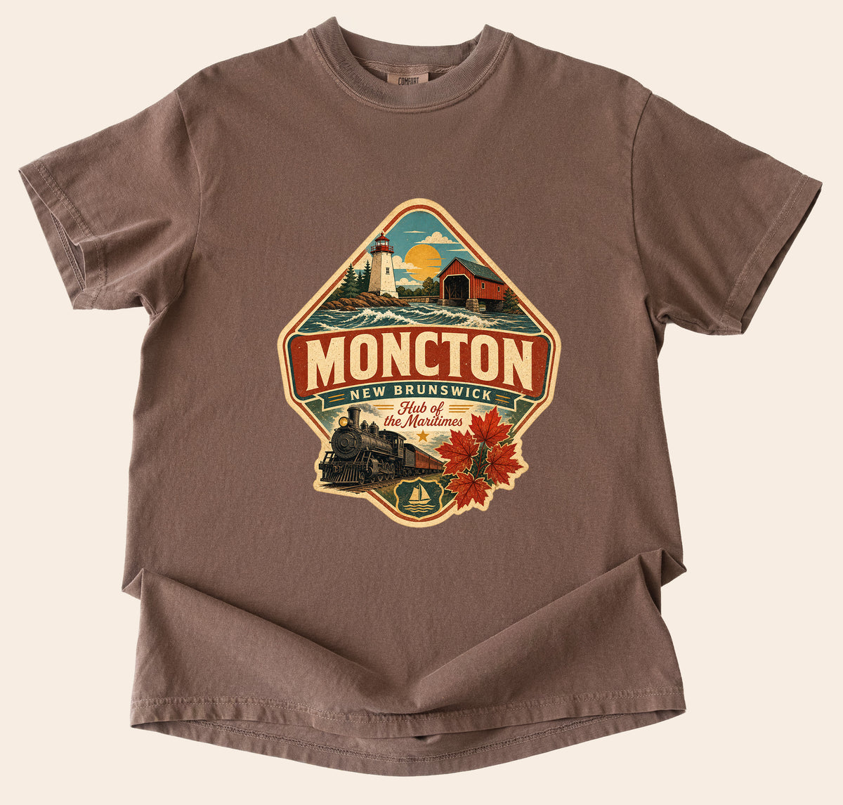 Moncton New Brunswick Vintage T Shirt