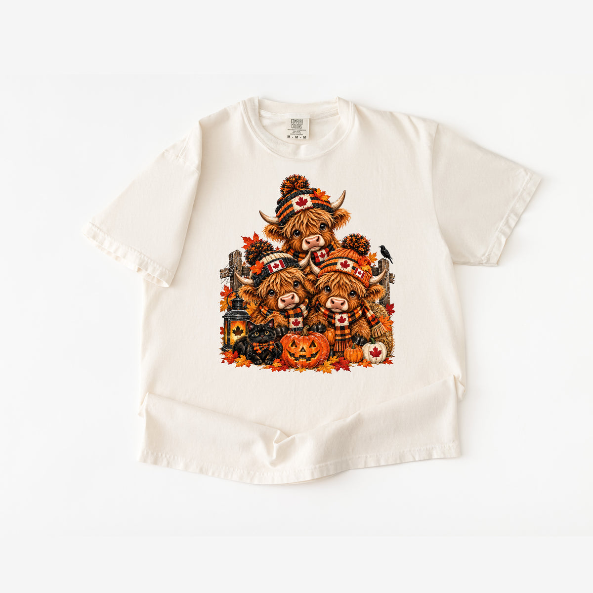 Highland Cow Halloween T Shirt