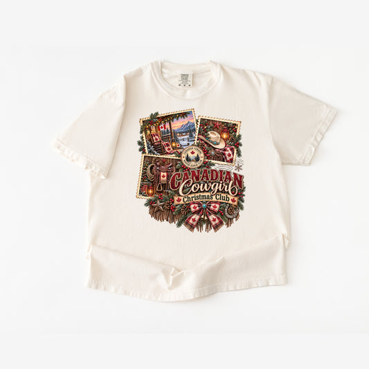 T-shirt de Noël Cowgirl canadienne