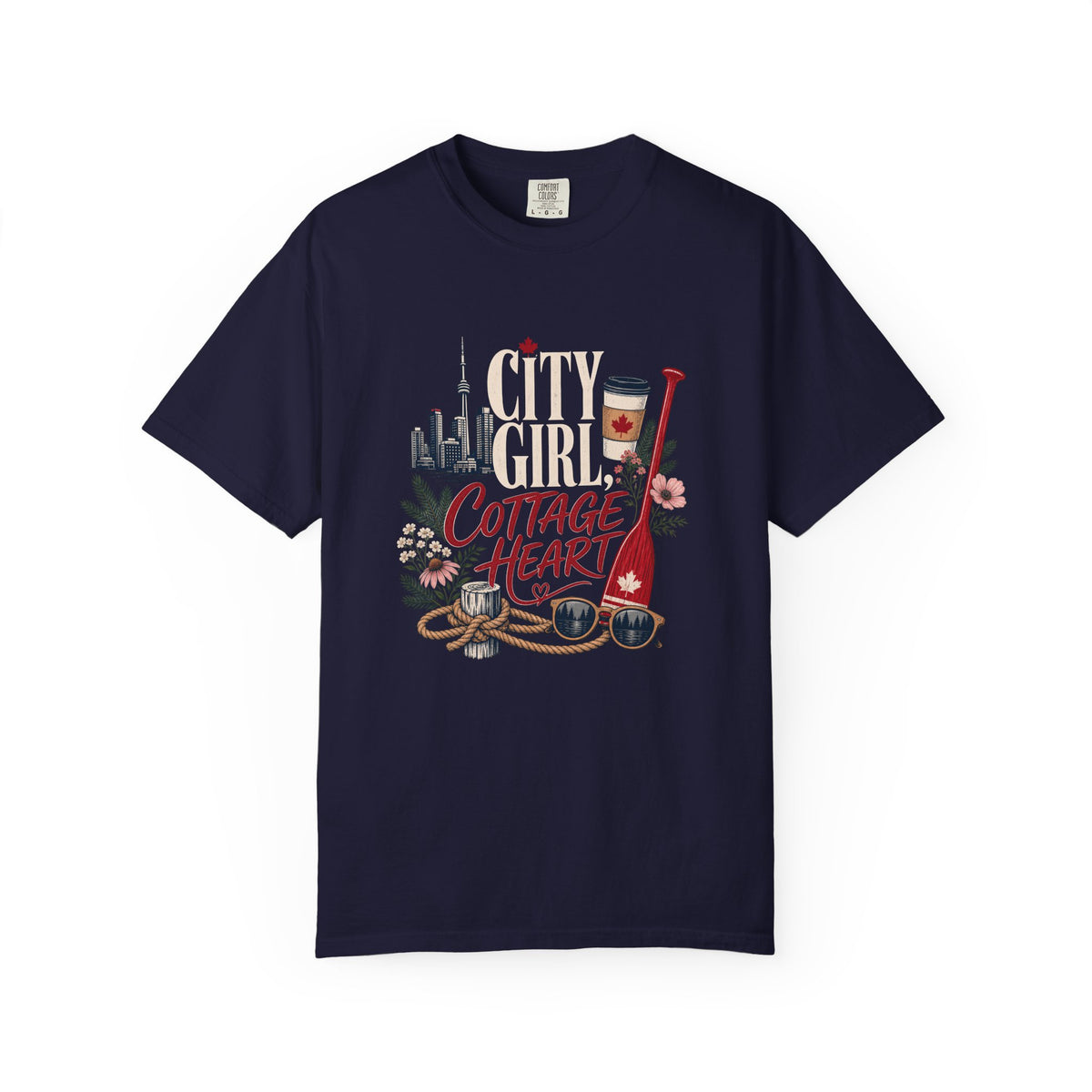 City Girl Cottage Heart Canada Shirt