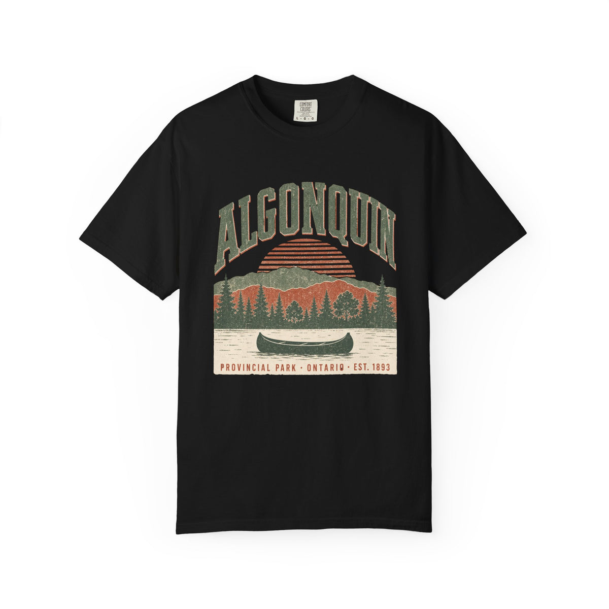 Algonquin Park Retro Sunset