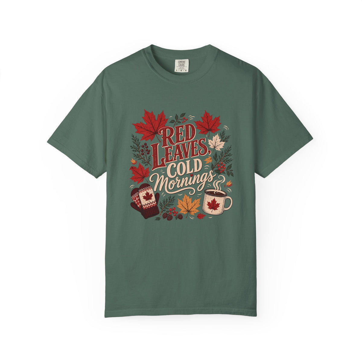 Red Leaves, Cold Mornings T-Shirt