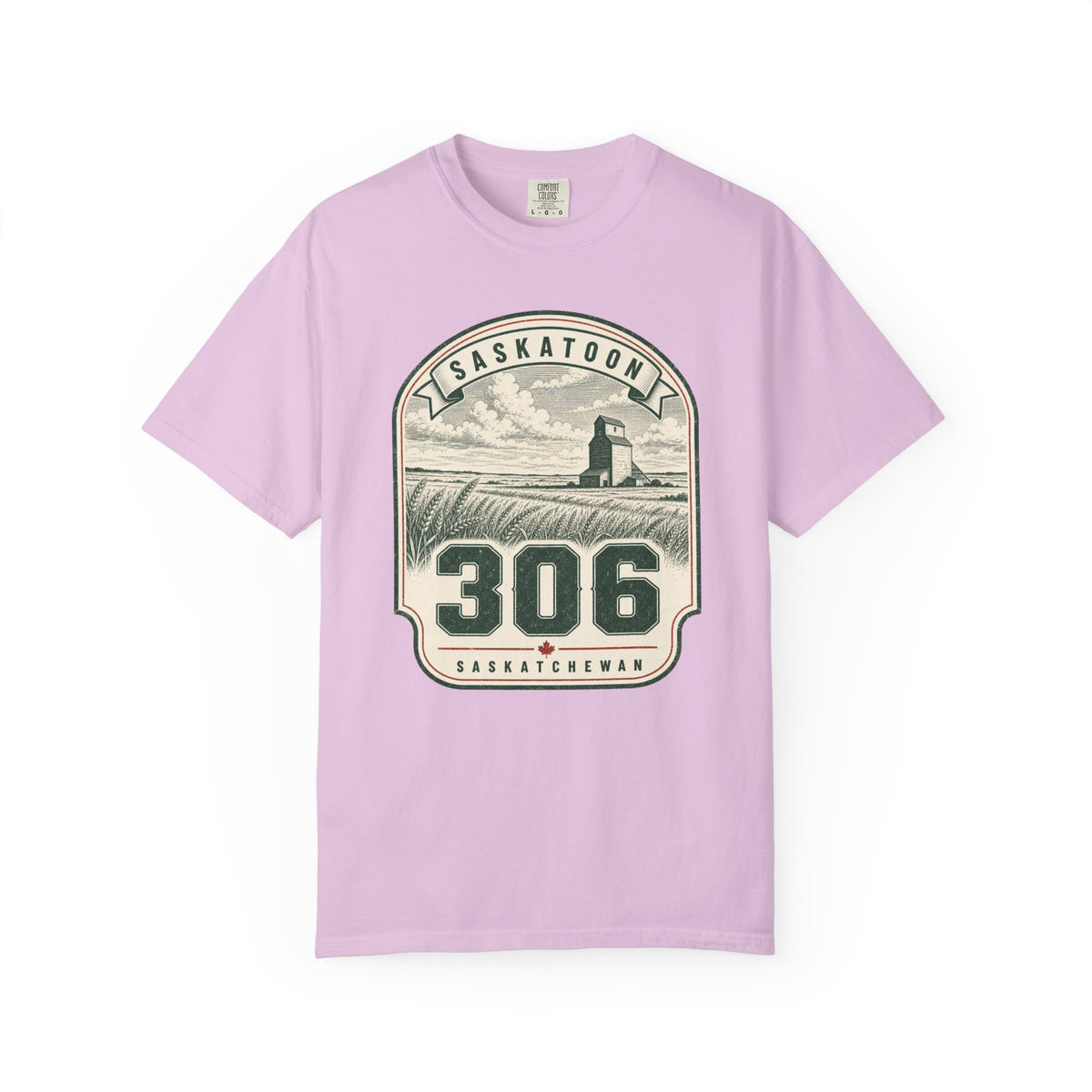 Saskatoon 306 Area Code - Saskatchewan Vintage Farmstead T-Shirt