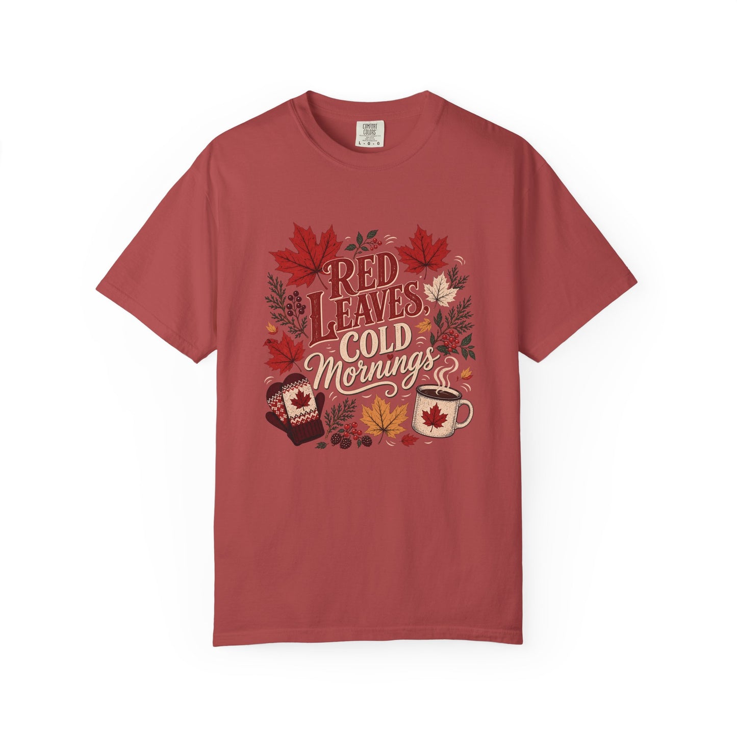 Red Leaves, Cold Mornings T-Shirt