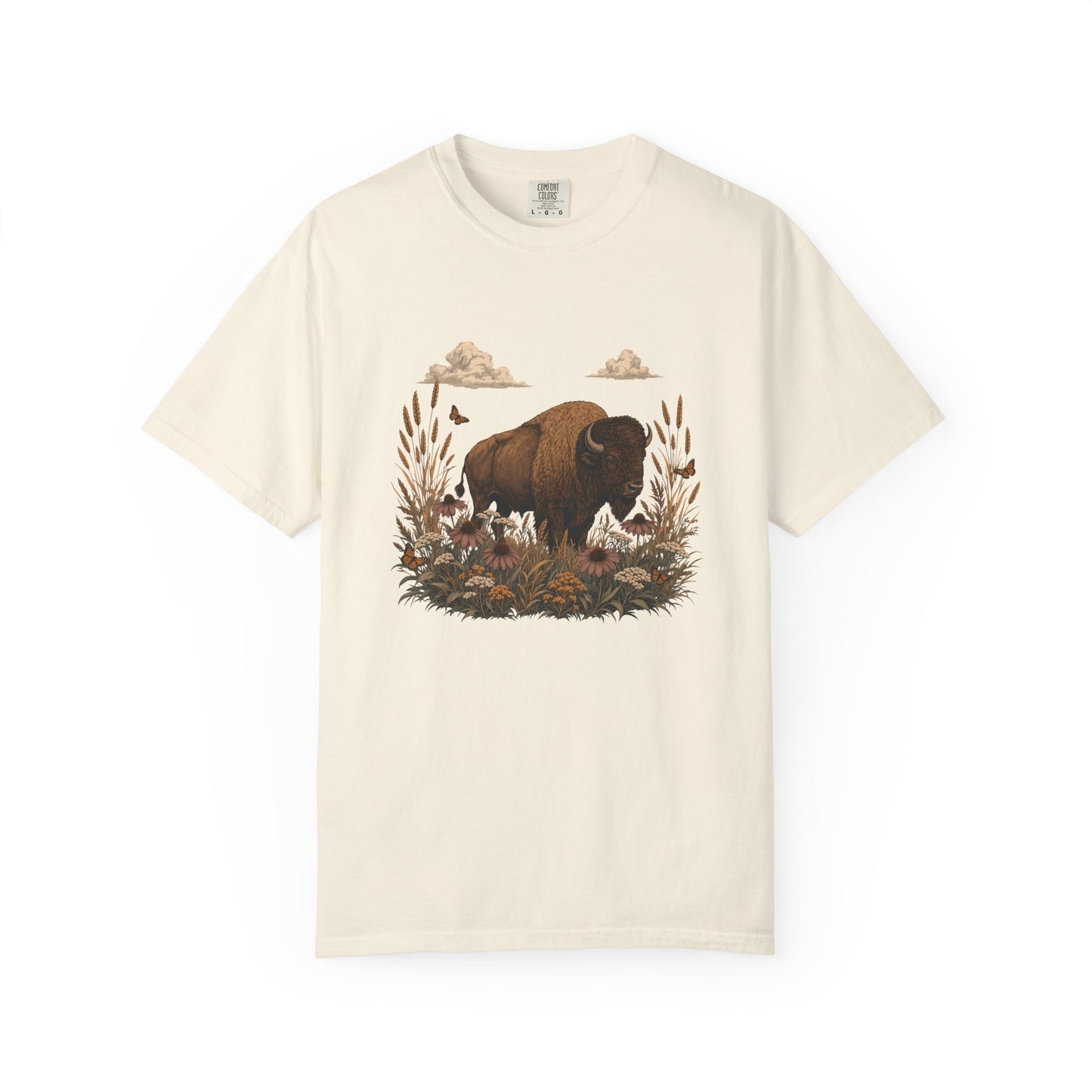 Prairie Bison Wildflower Shirt