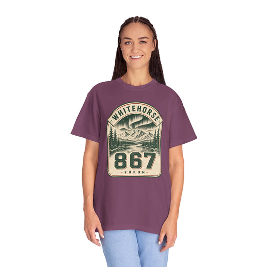 Whitehorse Yukon 867 Area Code - Vintage Nature T-Shirt