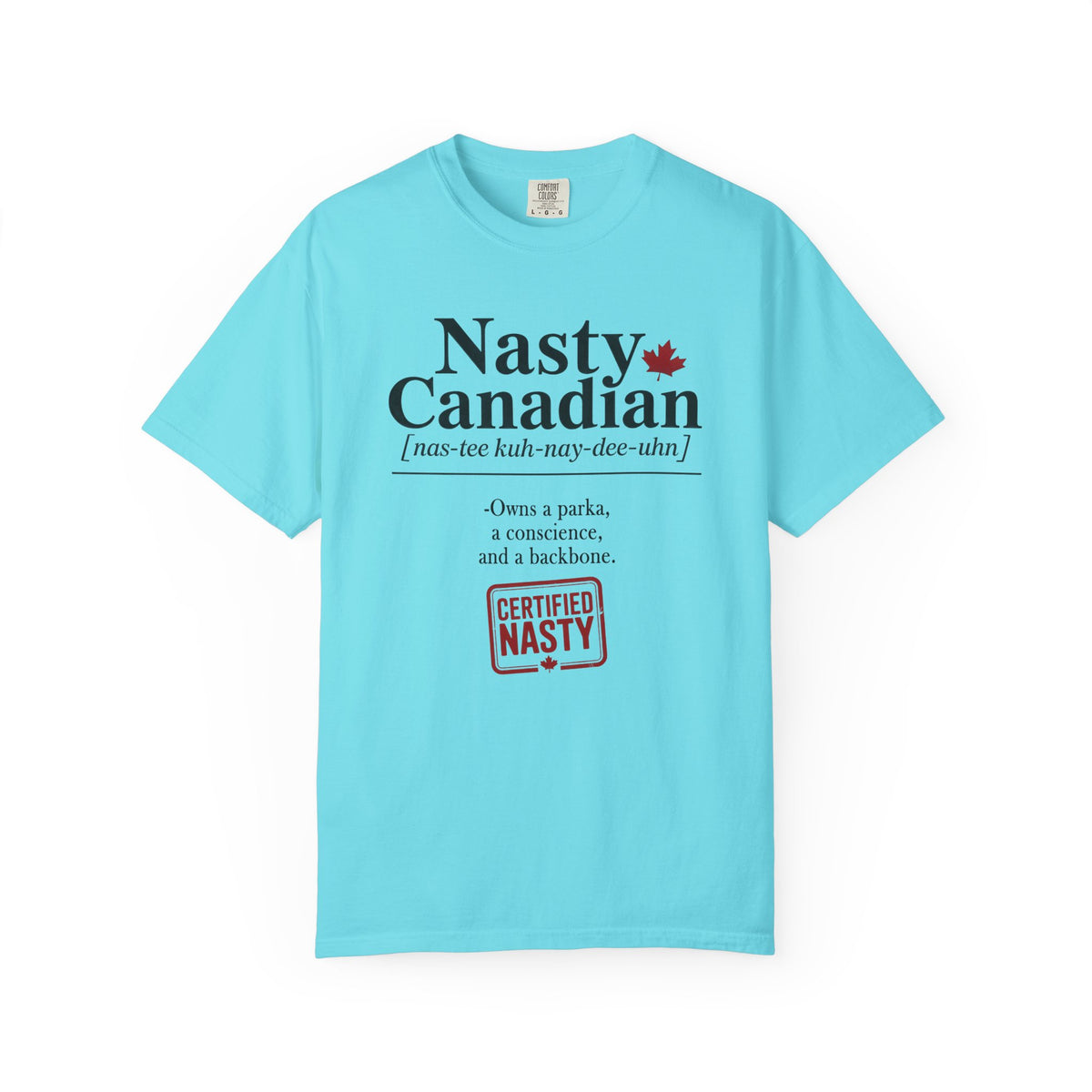 Certified Nasty Canadian Definition T-Shirt - Owns a Parka