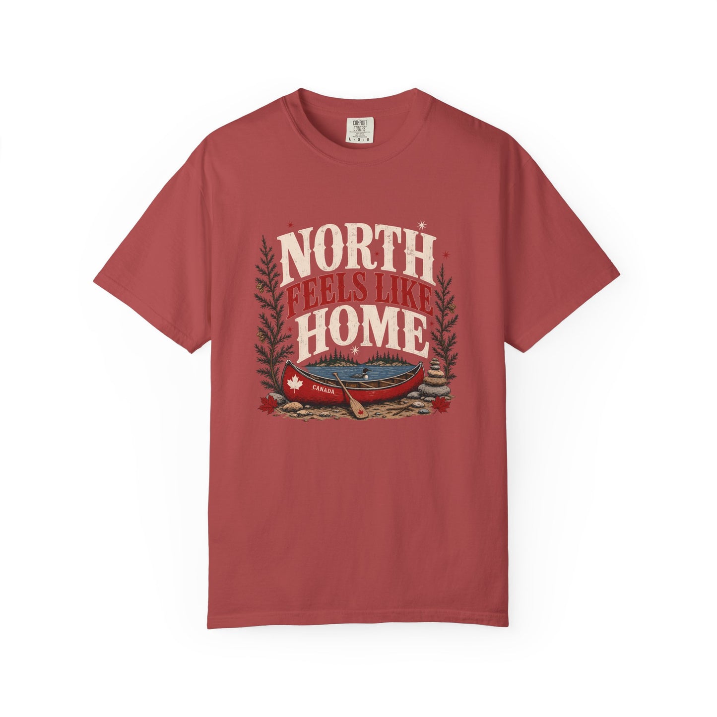 North Feels Like Home Canadian Canoe Shirt
