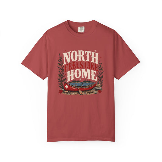 North Feels Like Home Canadian Canoe Shirt