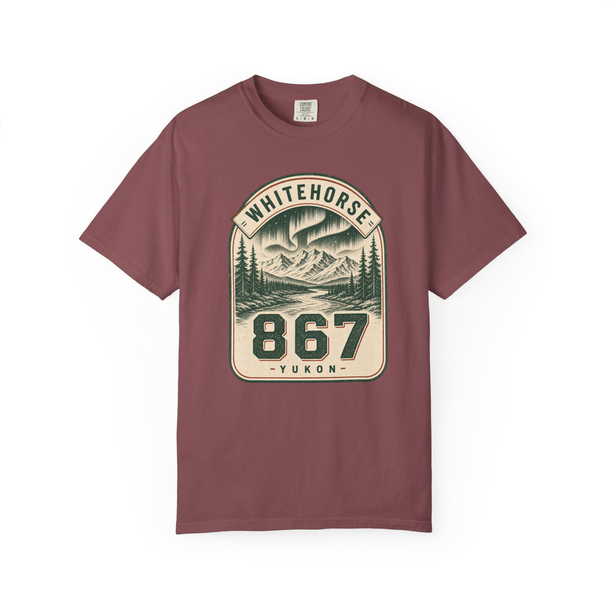 Whitehorse Yukon 867 Area Code - Vintage Nature T-Shirt