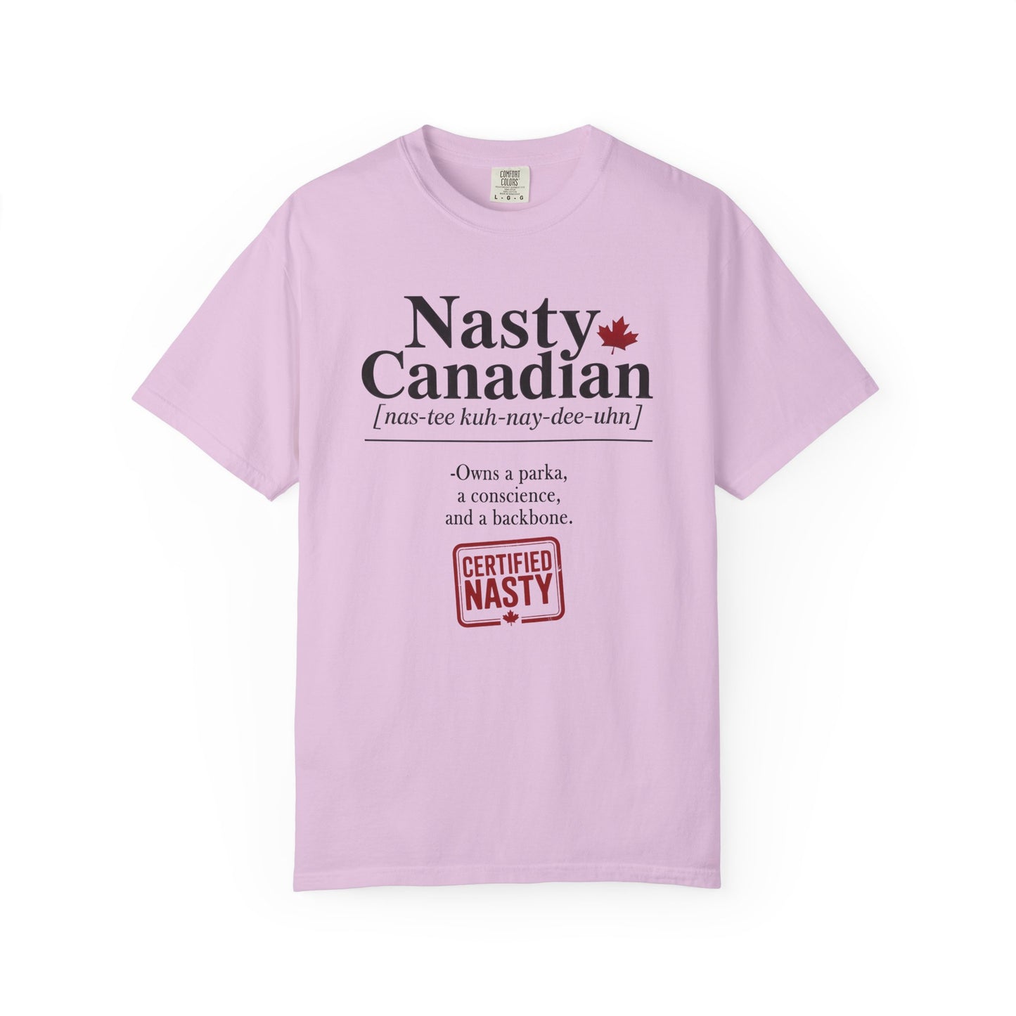 Certified Nasty Canadian Definition T-Shirt - Owns a Parka