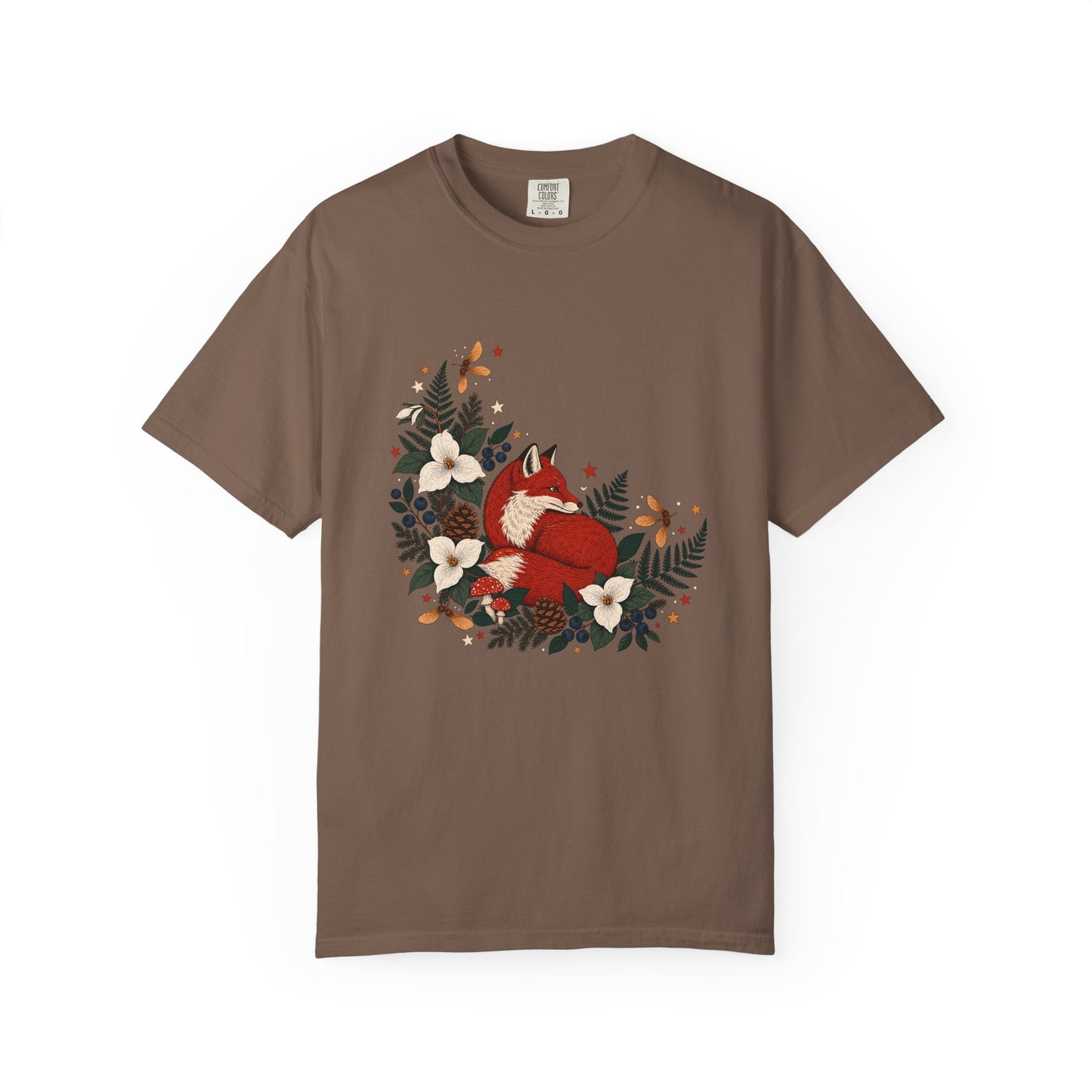 Red Fox Canadian Folk Art Shirt
