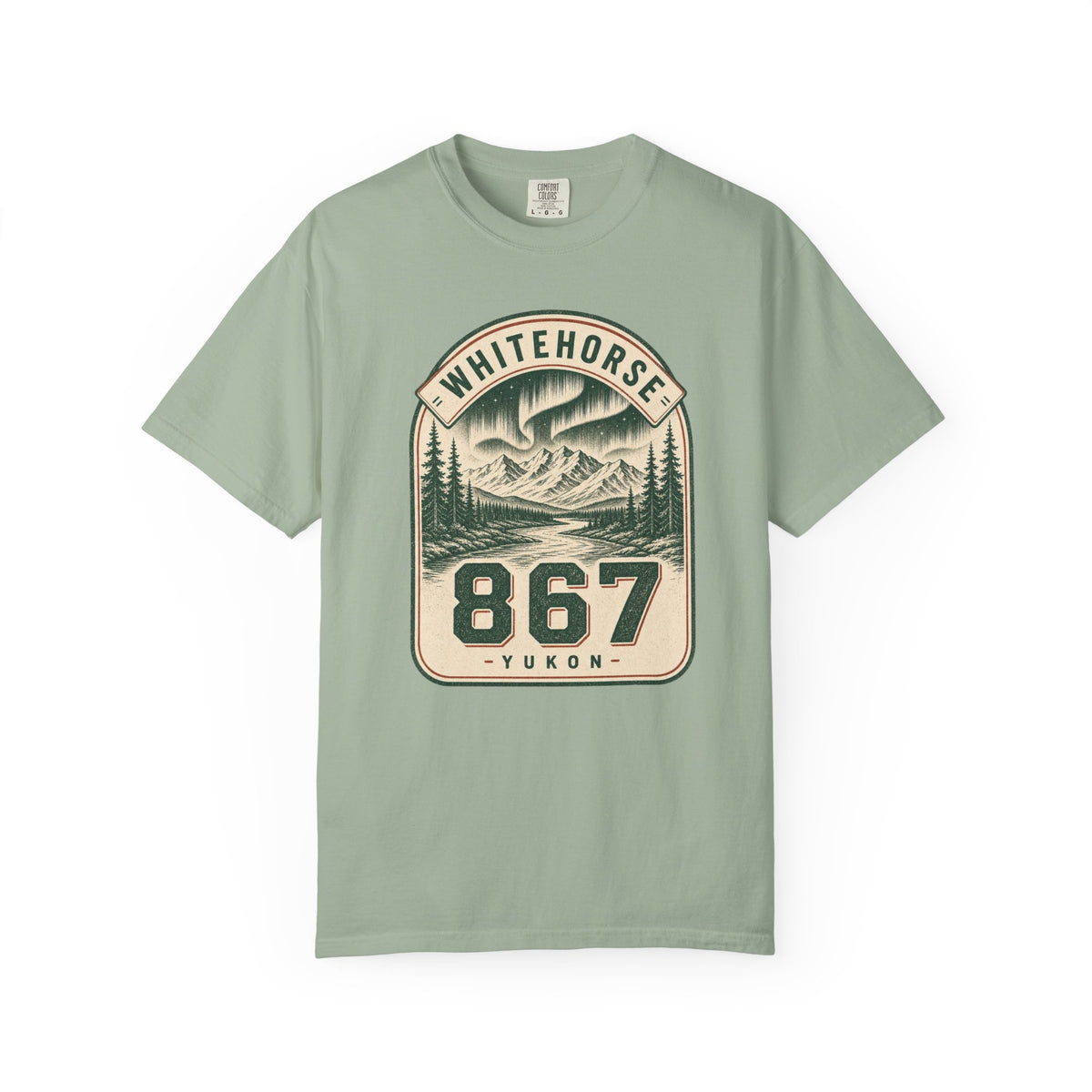 Whitehorse Yukon 867 Area Code - Vintage Nature T-Shirt