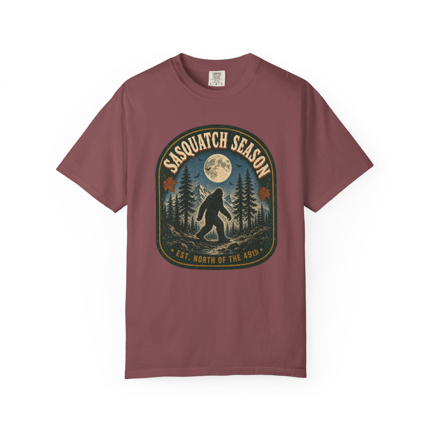 Vintage Bigfoot Forest Graphic Tee