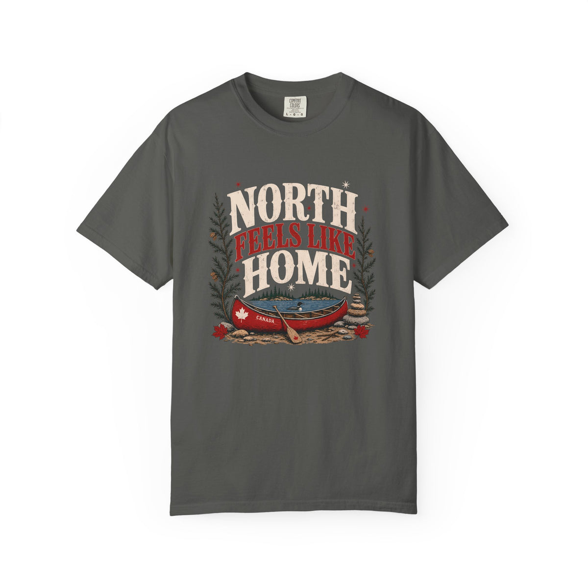 North Feels Like Home Canadian Canoe Shirt