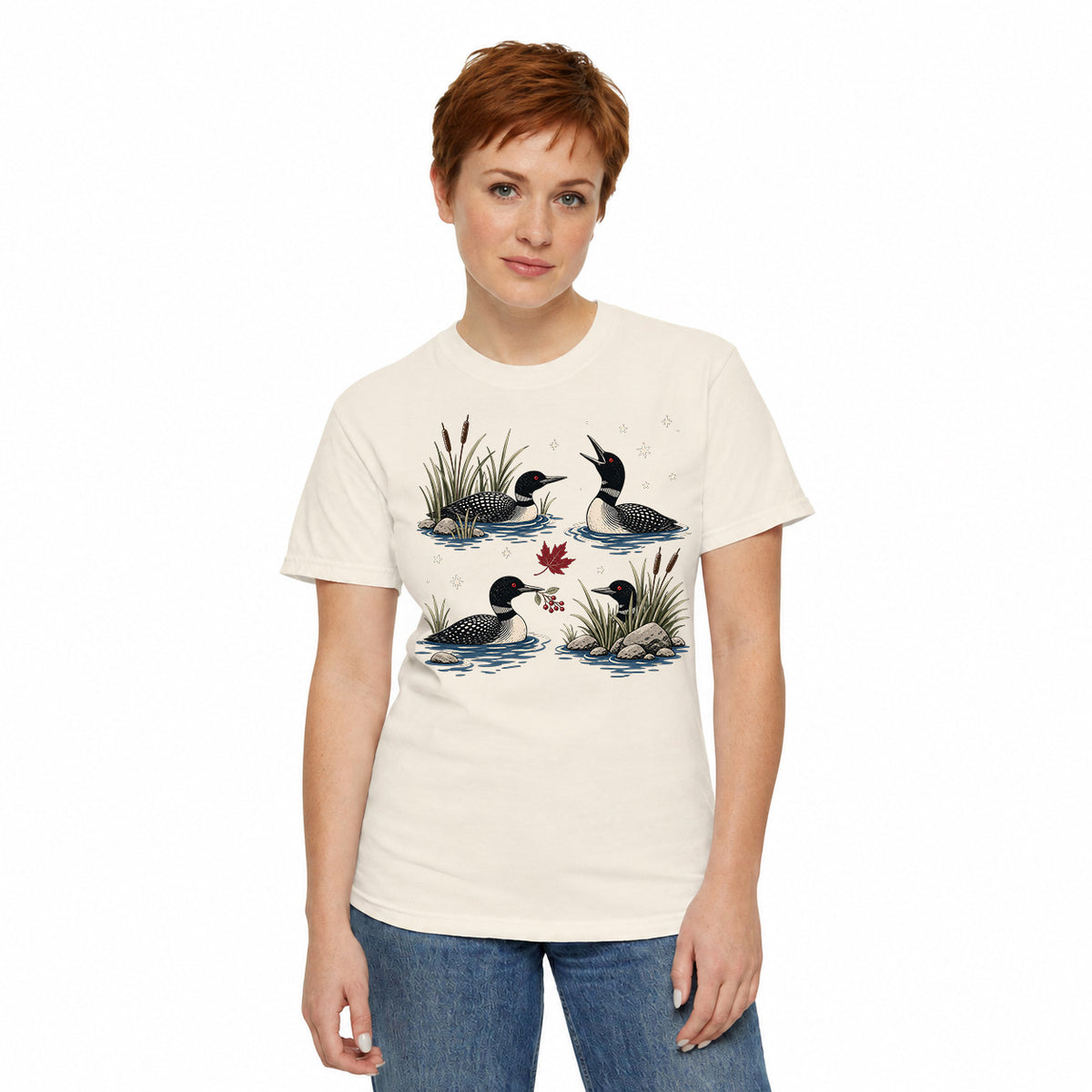 Playful Loon Lake Country Shirt