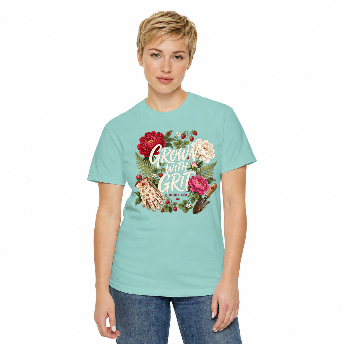 Grown with Grit Canadian Garden  T Shirt