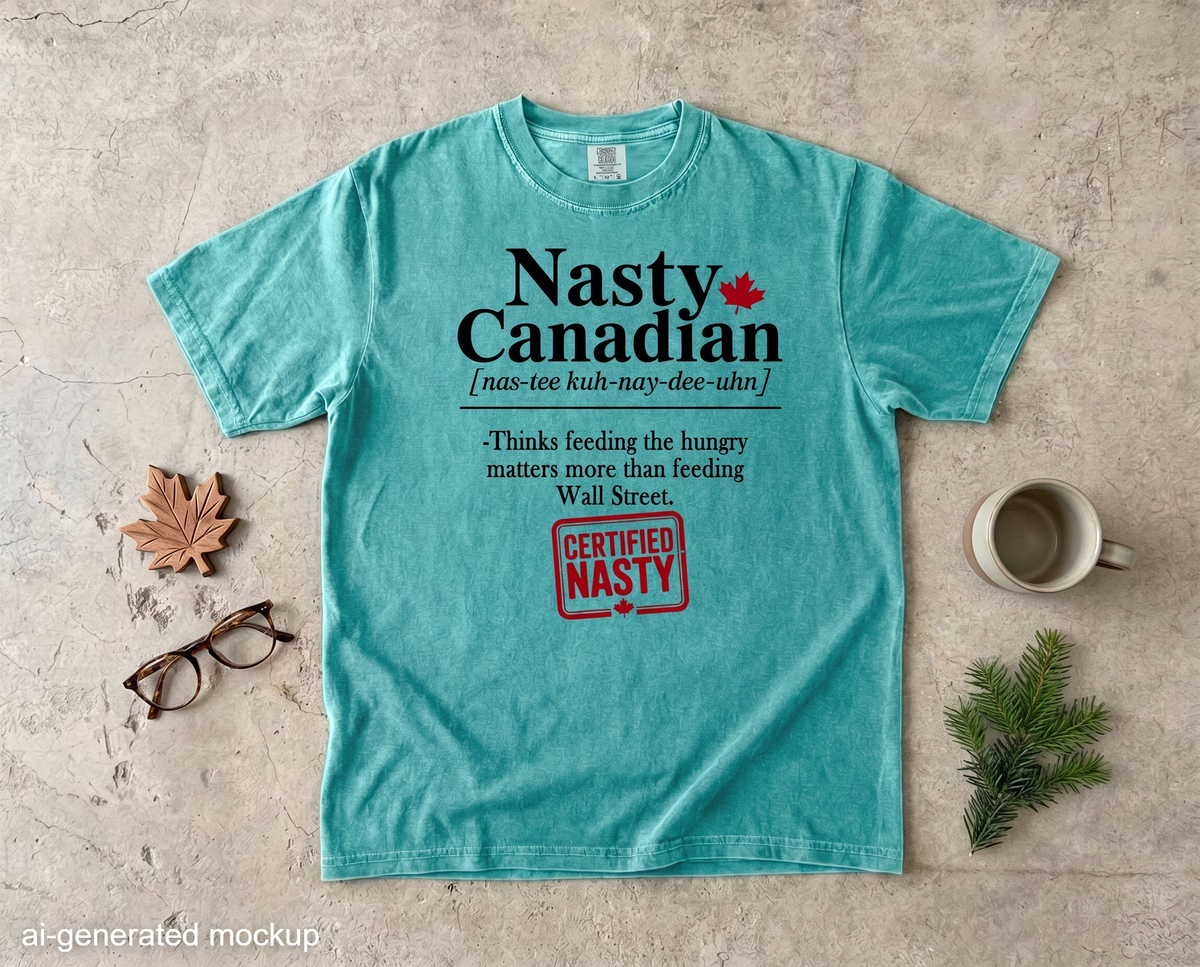 Certified Nasty Canadian Definition T-Shirt - Feed the Hungry