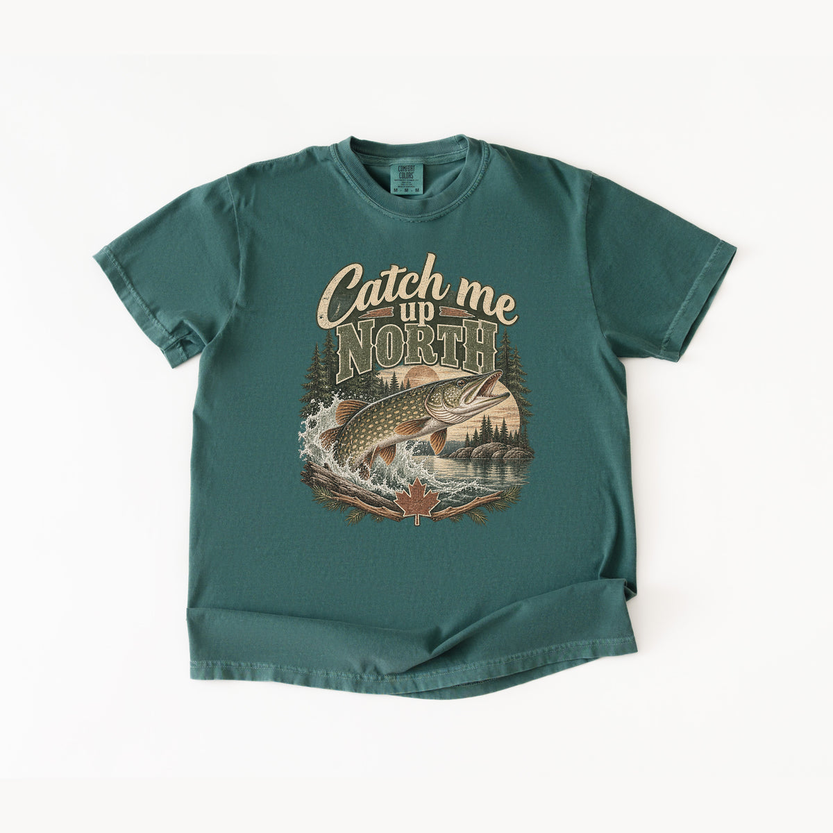 Catch Me Up North Canadian Fishing T-Shirt