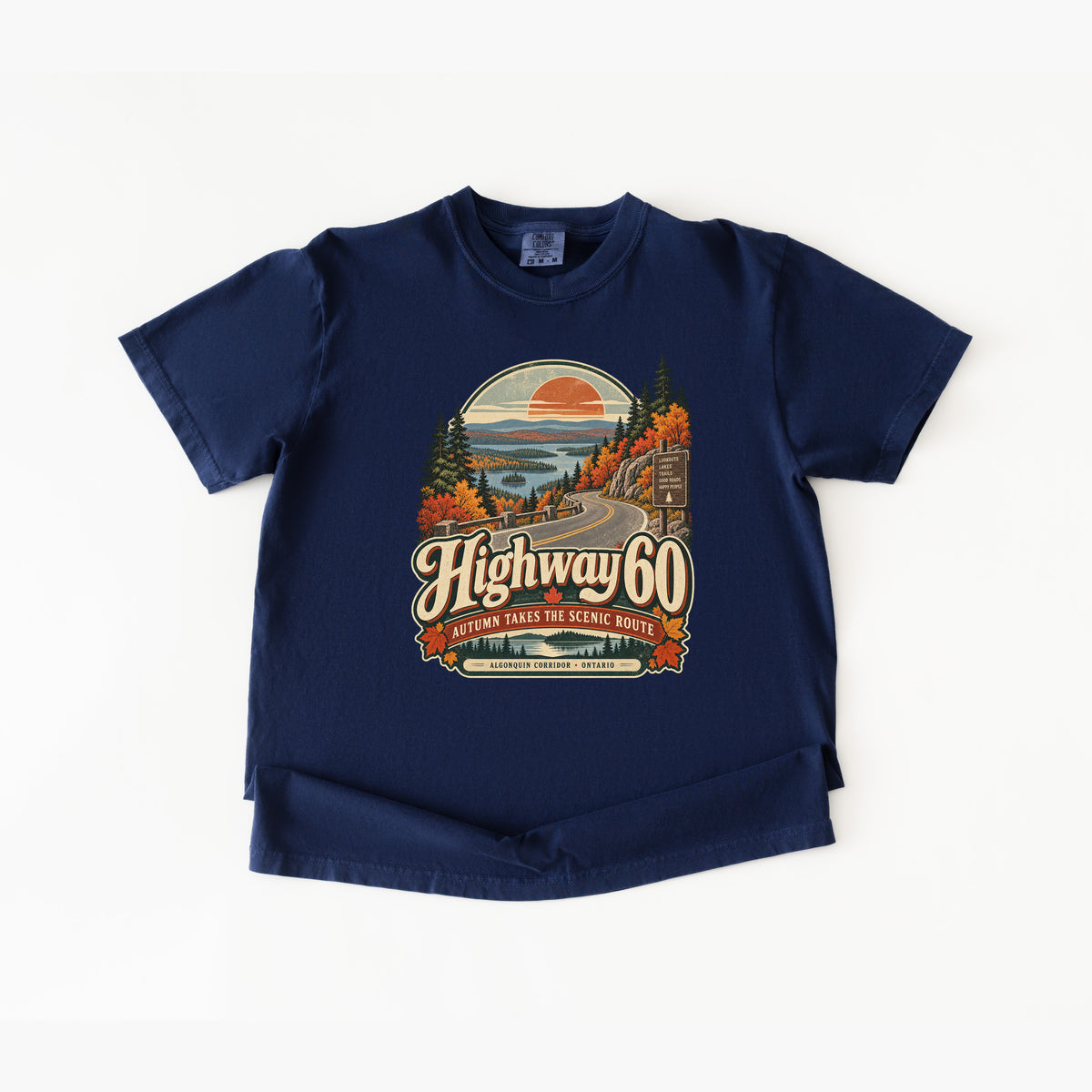 Highway 60 Autumn Scenic Route T-Shirt