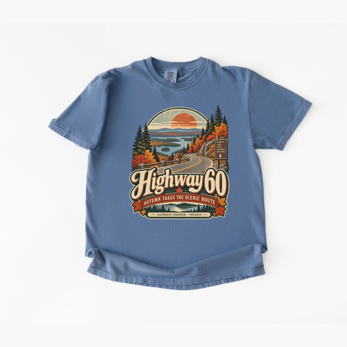 Highway 60 Autumn Scenic Route T-Shirt