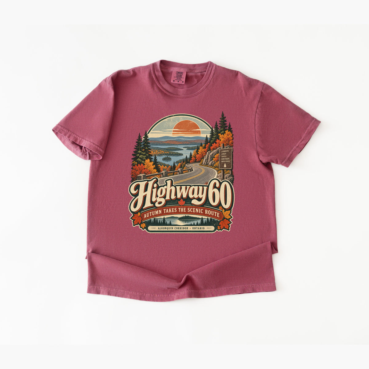Highway 60 Autumn Scenic Route T-Shirt