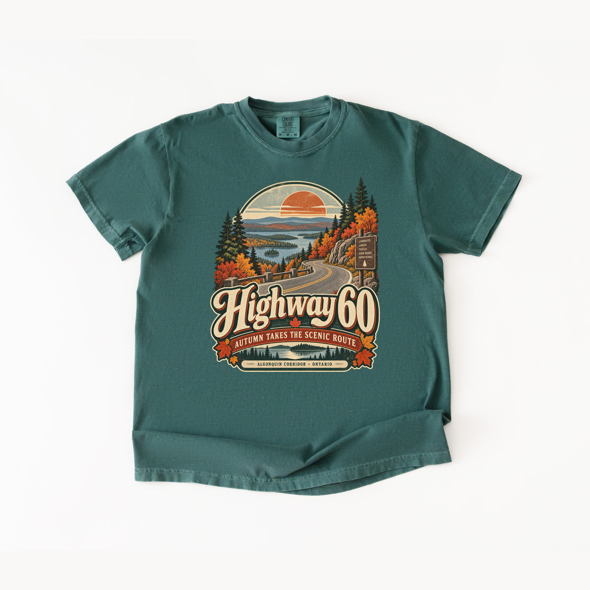 Highway 60 Autumn Scenic Route T-Shirt