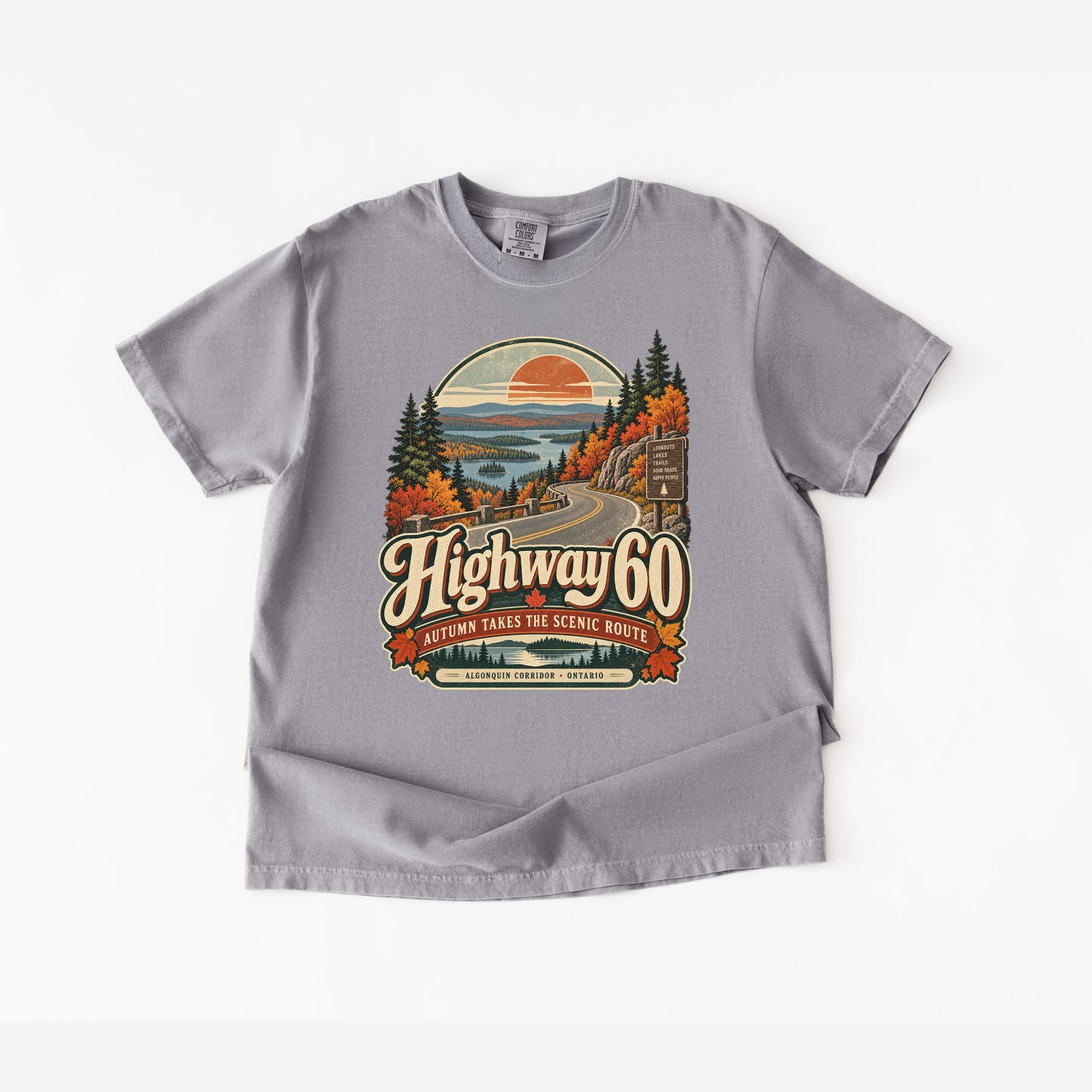 Highway 60 Autumn Scenic Route T-Shirt