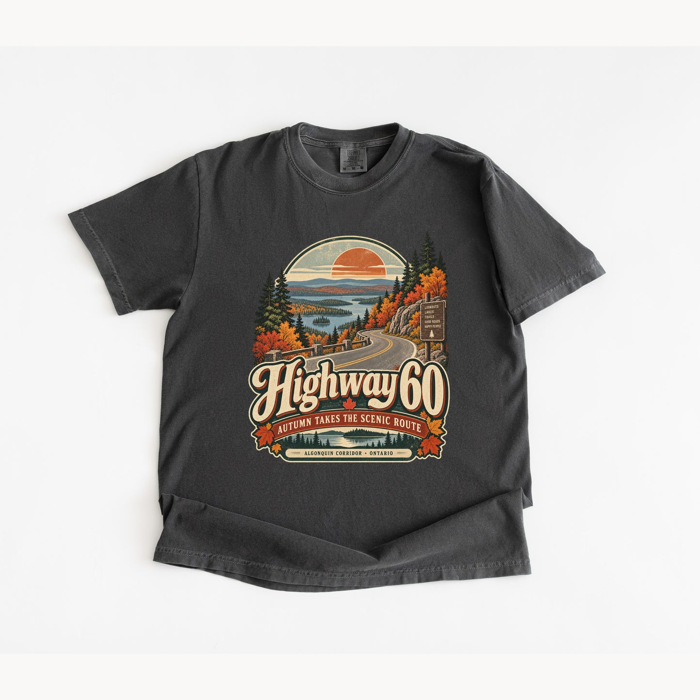 Highway 60 Autumn Scenic Route T-Shirt