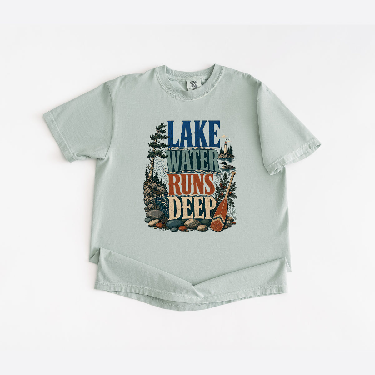 Lake Water Runs Deep T Shirt