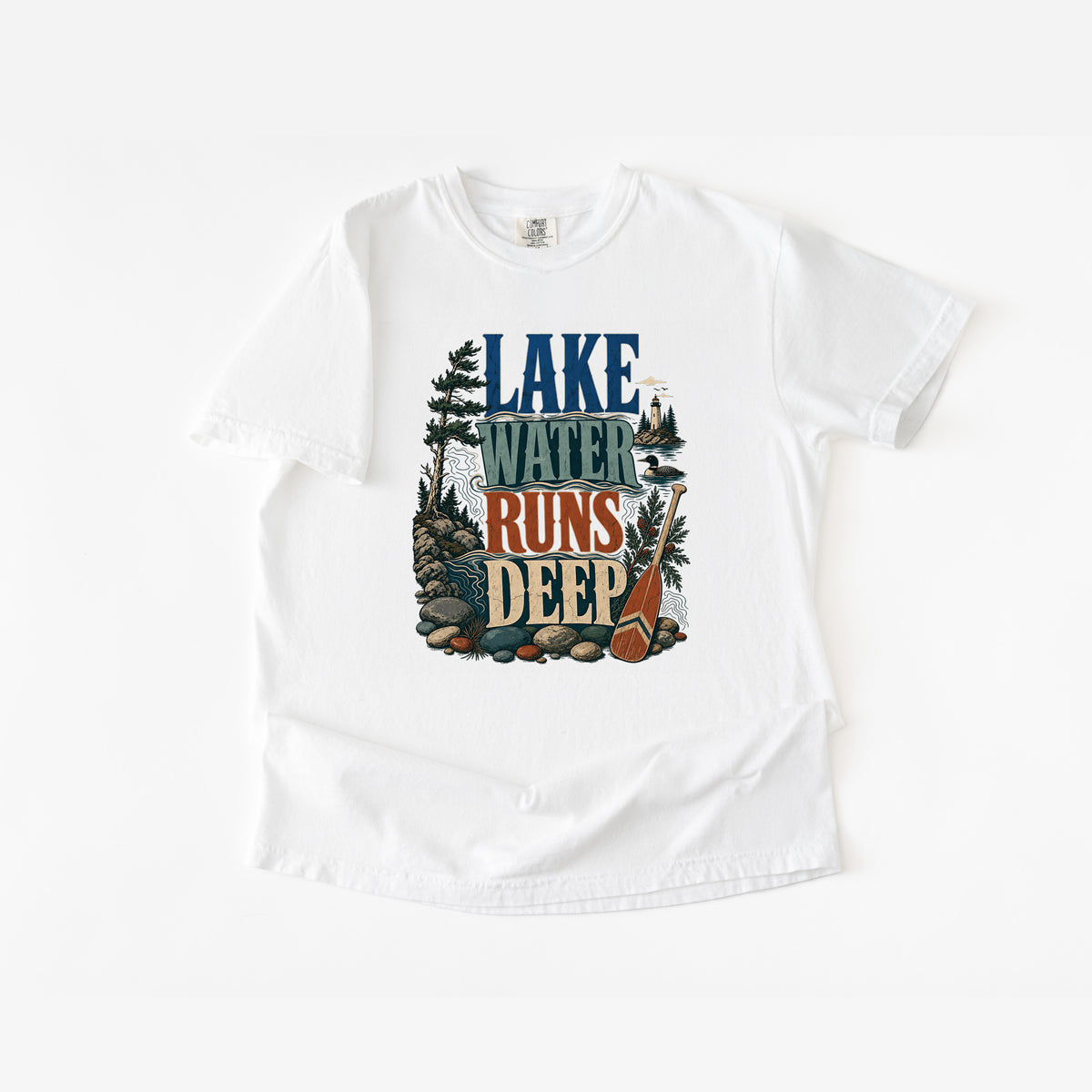 Lake Water Runs Deep T Shirt