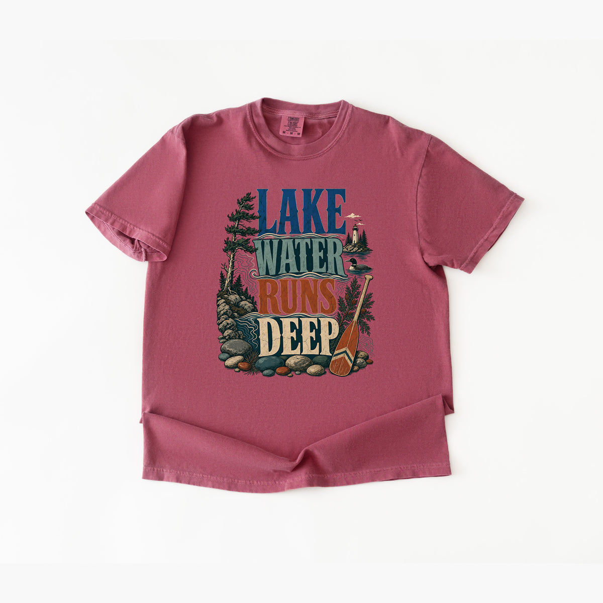 Lake Water Runs Deep T Shirt