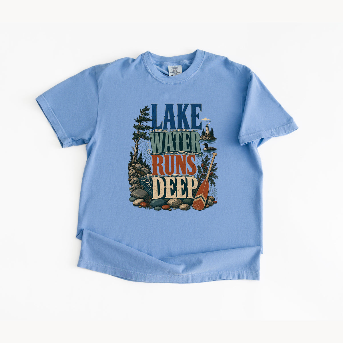 Lake Water Runs Deep T Shirt
