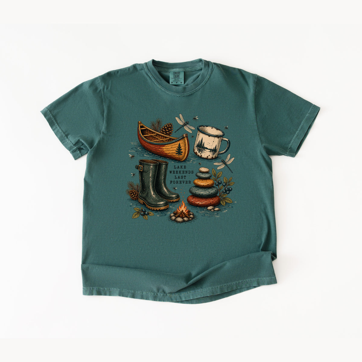 Lake Weekends Last Forever T Shirt