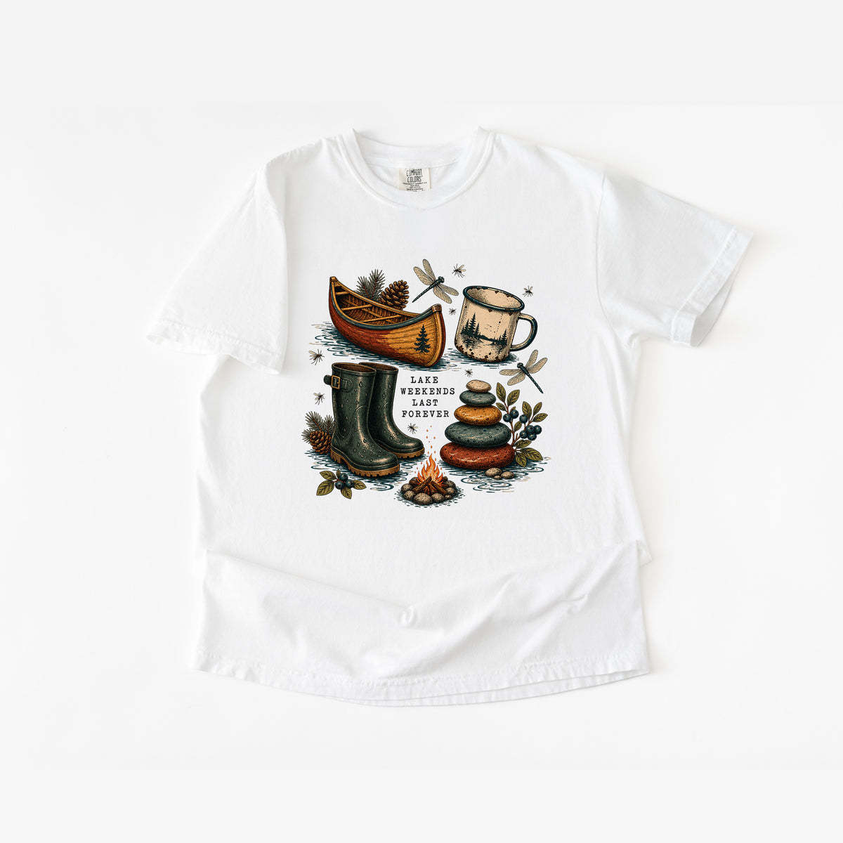 Lake Weekends Last Forever T Shirt