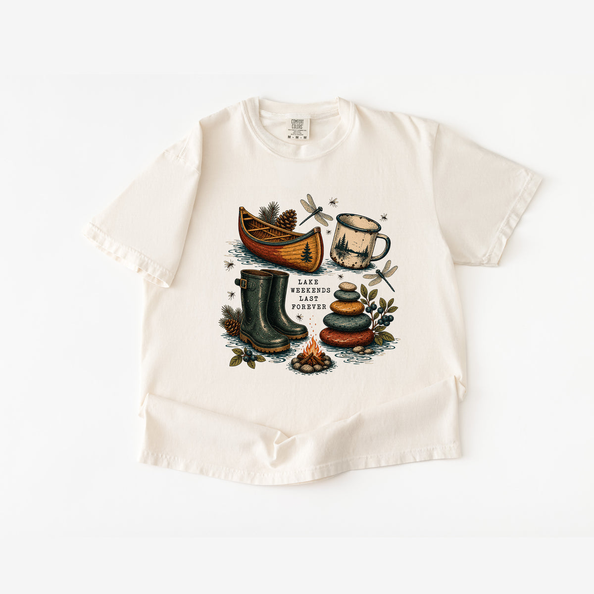 Lake Weekends Last Forever T Shirt