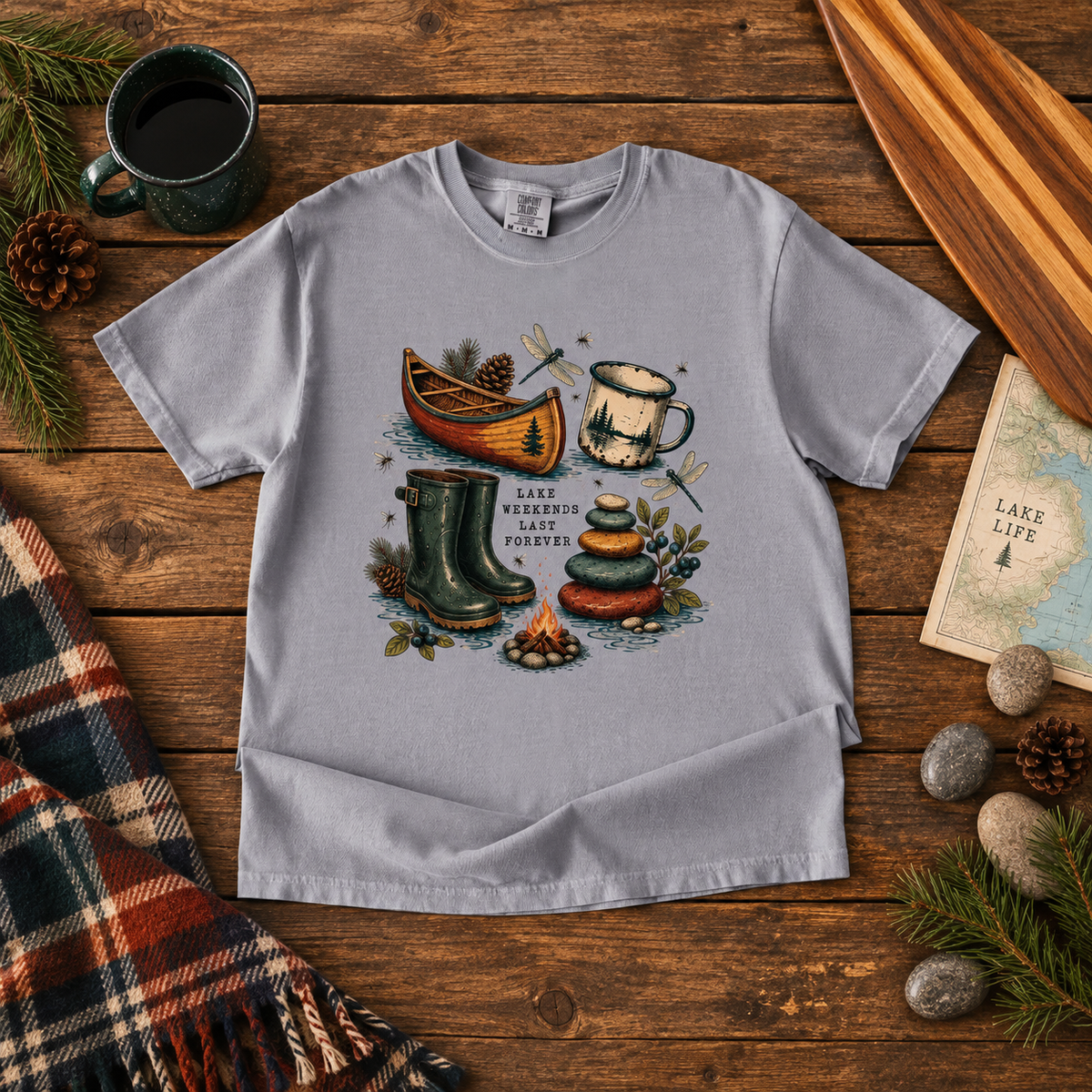 Lake Weekends Last Forever T Shirt