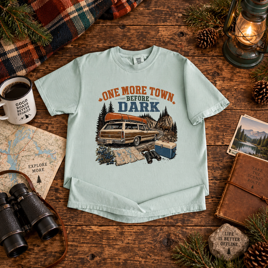 One More Town Before Dark T Shirt