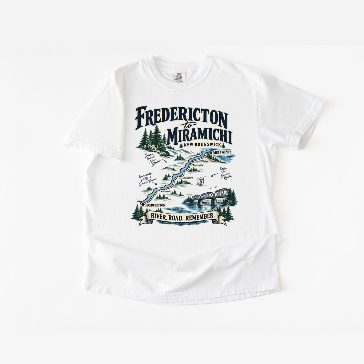 Fredericton to Miramichi New Brunswick