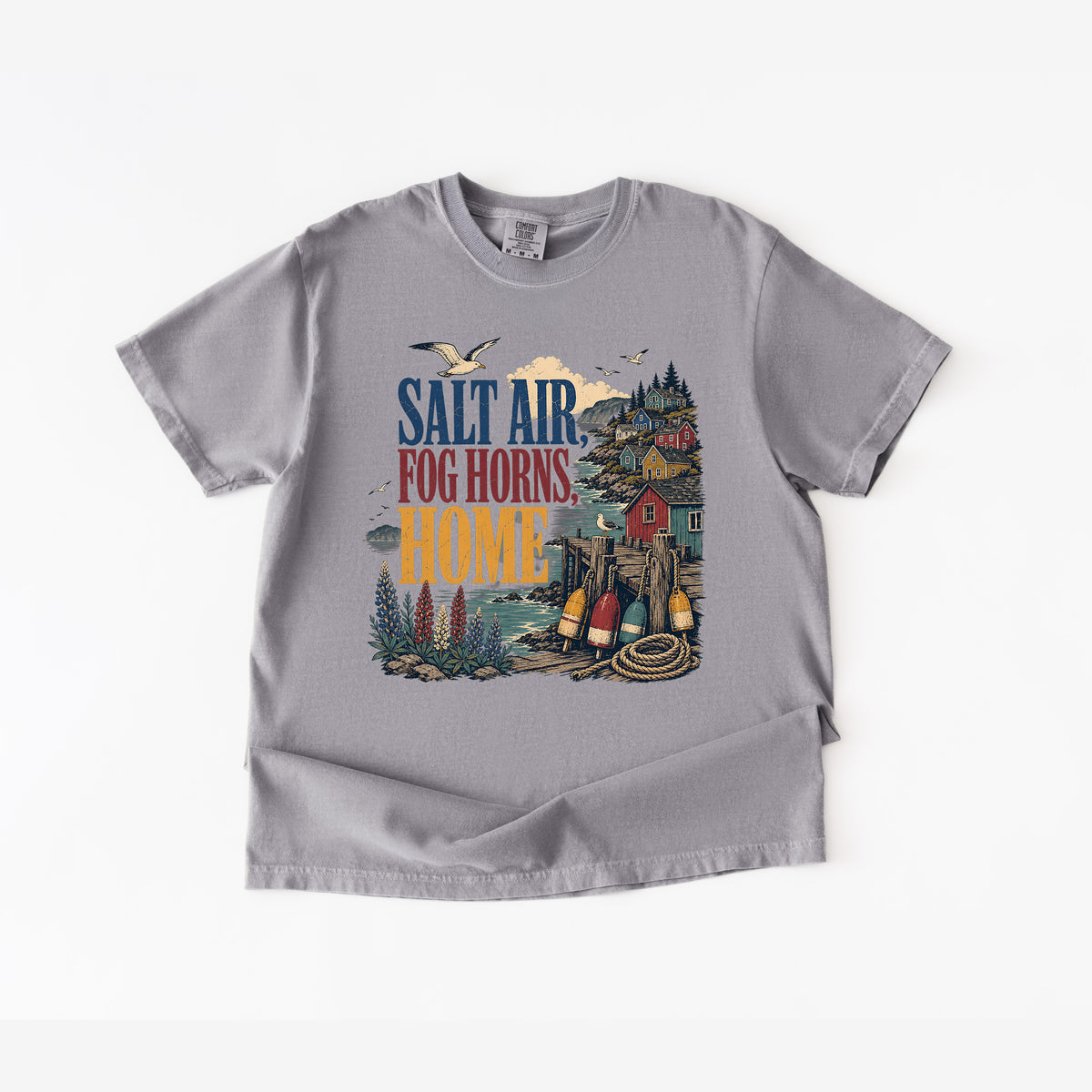 Salt Air, Fog Horns, Home T-Shirt