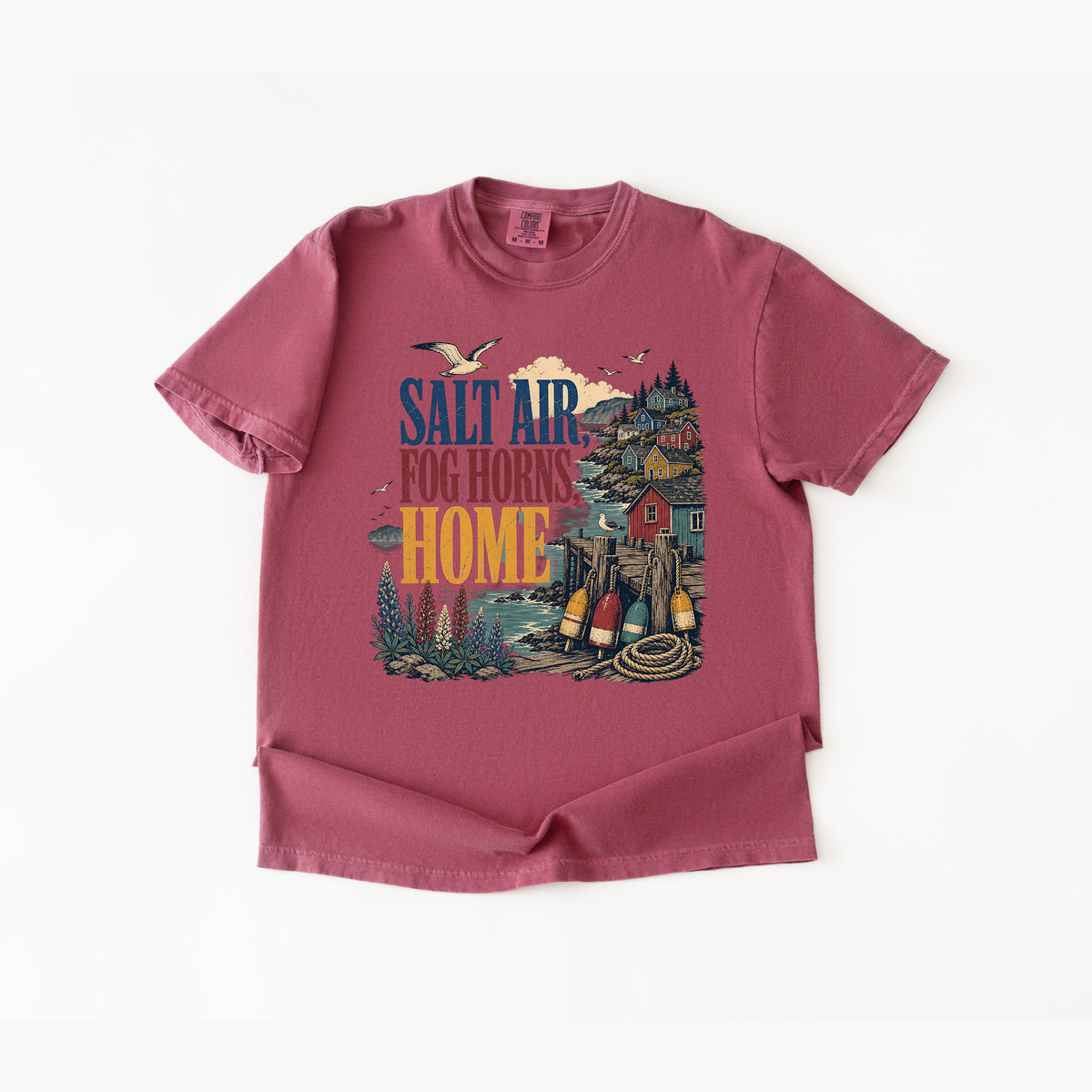 Salt Air, Fog Horns, Home T-Shirt