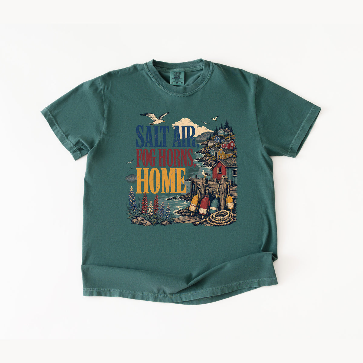 Salt Air, Fog Horns, Home T-Shirt