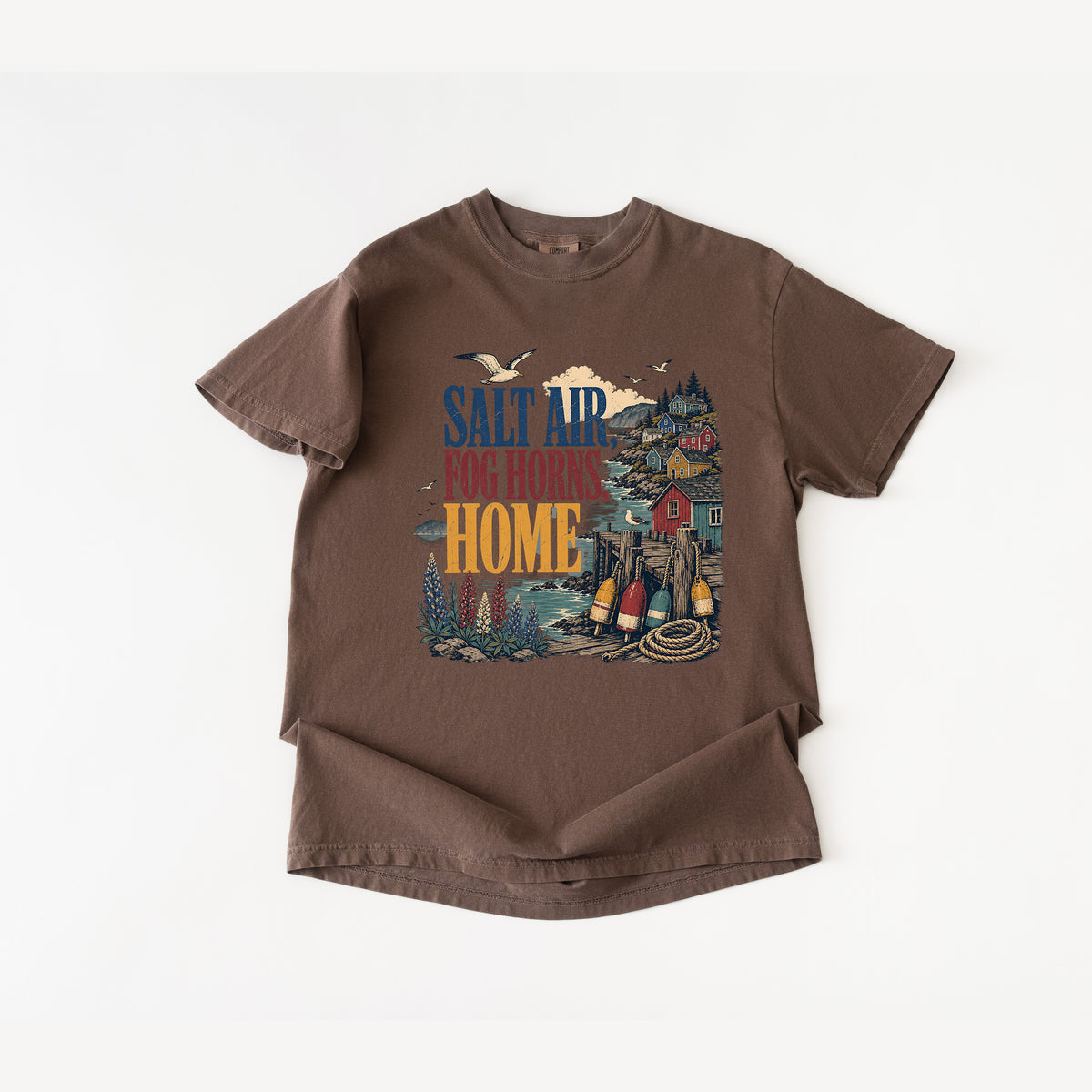 Salt Air, Fog Horns, Home T-Shirt