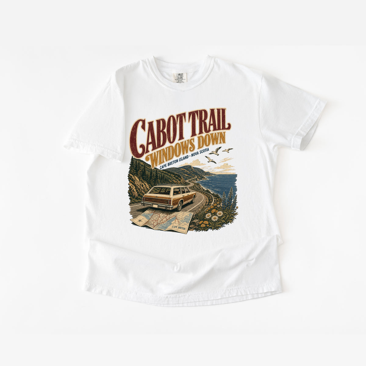 Cabot Trail Windows Down T Shirt