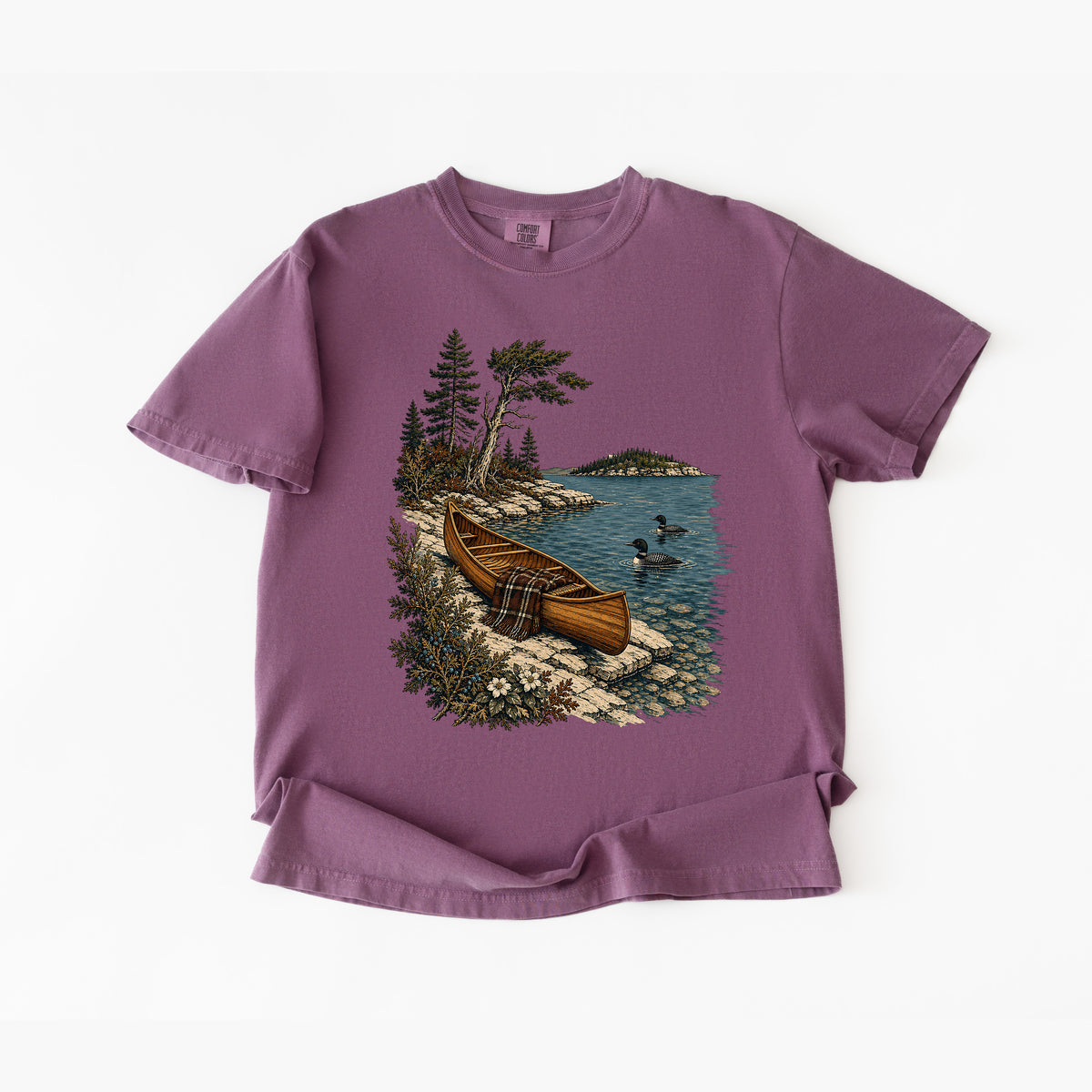 Cottage Country Canoe T Shirt